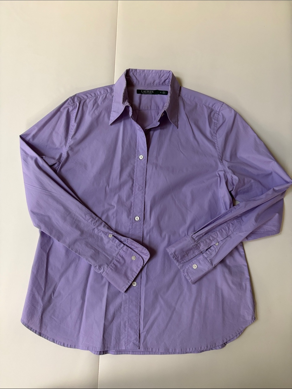 Lauren Ralph Lauren Men’s Lavender Button-Down Shirt